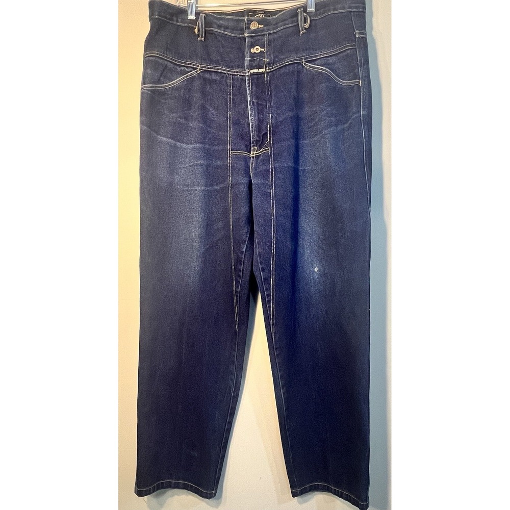 Barcode Jeans Vintage 90s Mens 40x32 Carpenter Baggy Adult Urban Skater Y2K